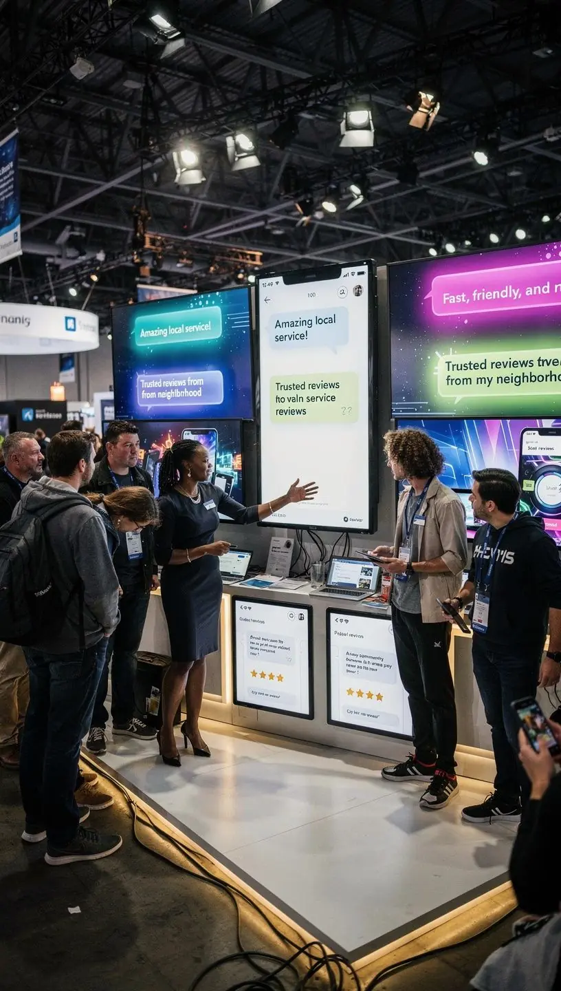 Community members sharing feedback on local services.